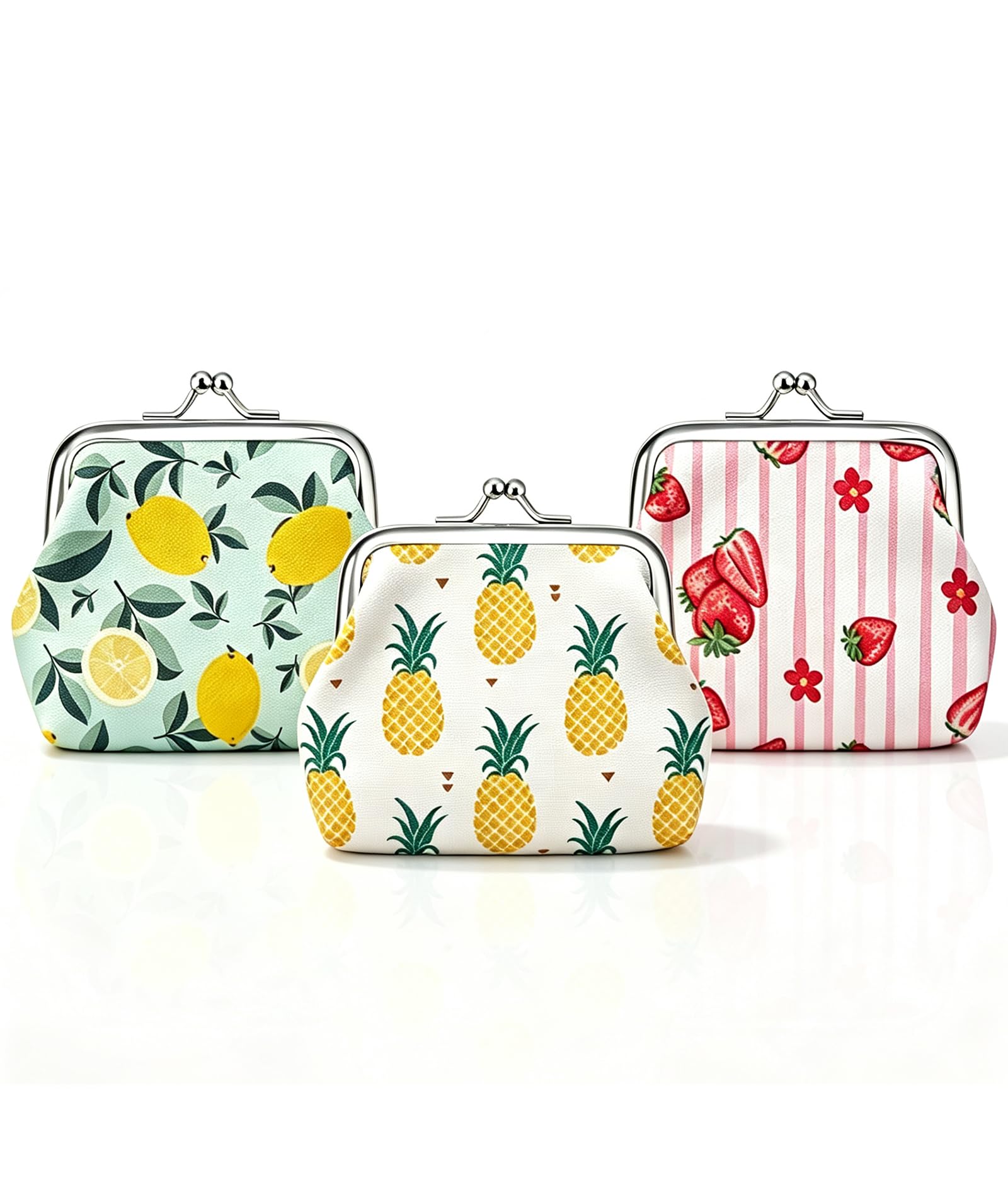 Coin Purse for Women, 3-Piece Coin Pouch, Mini Purse for Woman-image-18