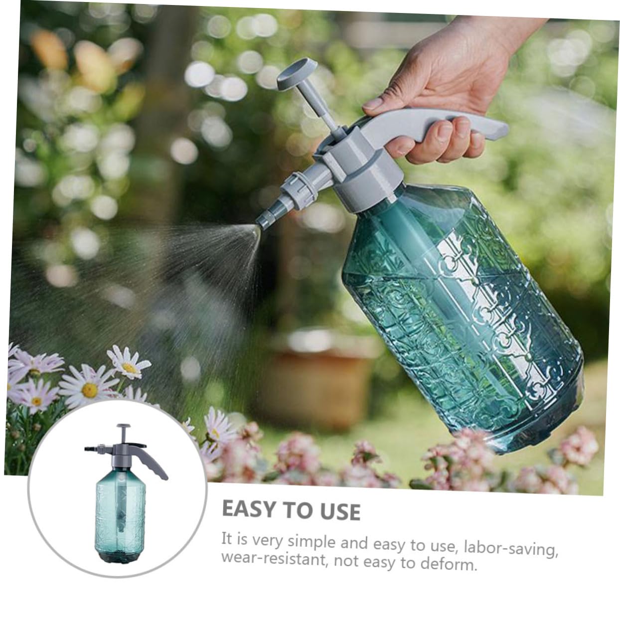 ibasenice 2 Pièces Arrosoir Bouclage De Brume Brumisateur Pour Plantes De Jardin Brumisateur D'arrosage De Jardin Bouteille D'eau Pulvérisée Pulvérisateur Arroseur Pour Bleu Plastique