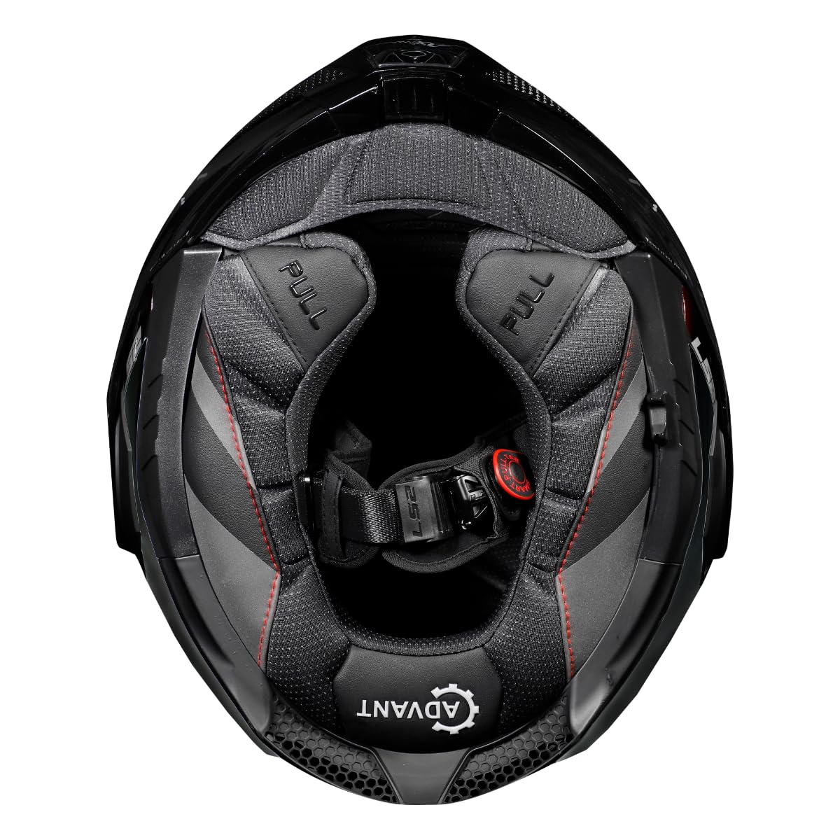 LS2, Casco Moto Modulare ADVANT X CARBON Matt Carbon, S