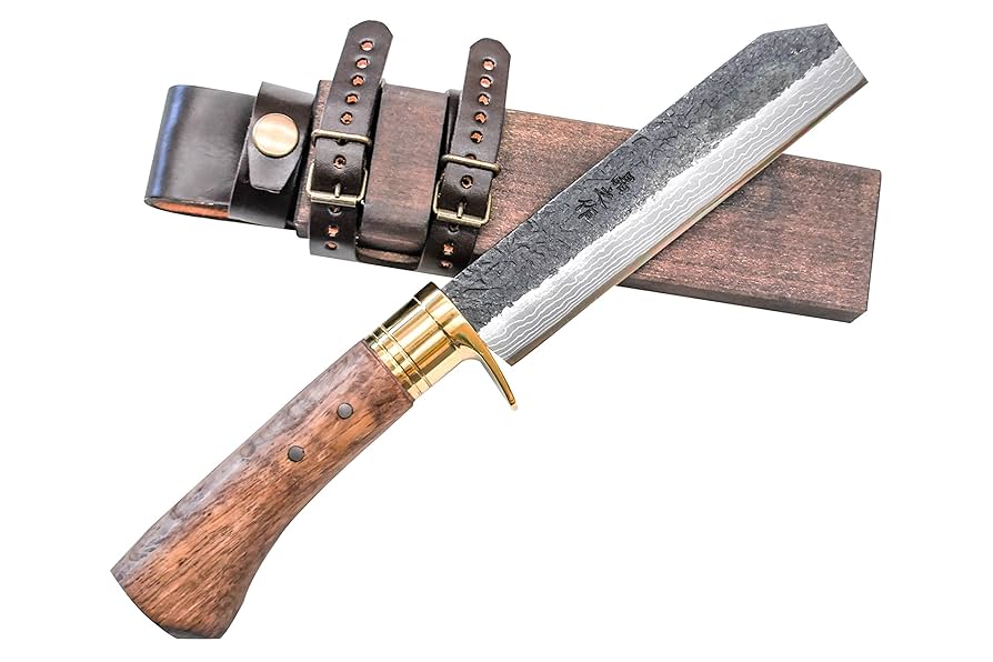 Amazon.co.jp: 晶之作 土佐渓流鉈148 両刃（右利き左利き使用