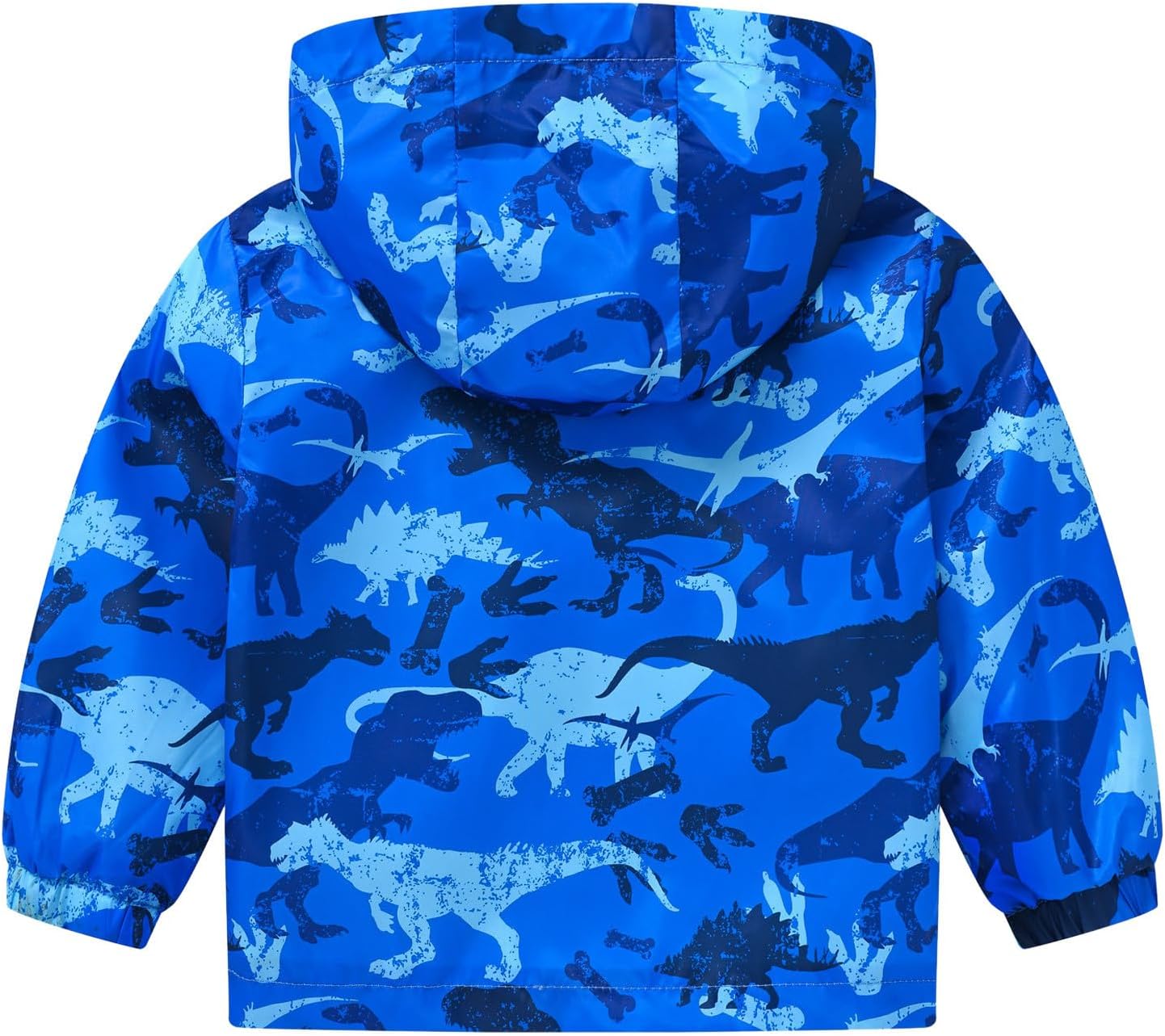 Kids Rain Jacket,Kids Printed Hooded Rain Jacket Zip Waterproof Casual Coat
