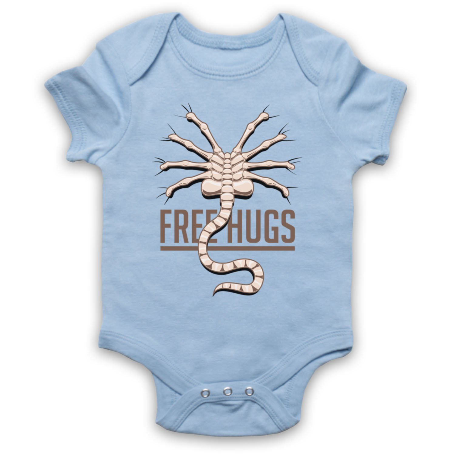 Facehugger barboteuse bébé originale en coton souple body humour cinéma - 2