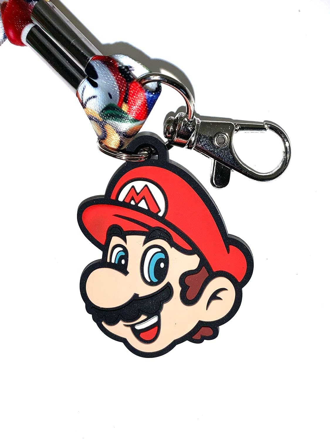 Super Mario Bros Mario Head Lanyard