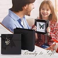 Vista 7 de Mariposa real enmarcada a mano, colección de caja de sombra de espécimen de mariposa real, taxidermia de mariposa enmarcada para decoración de pared