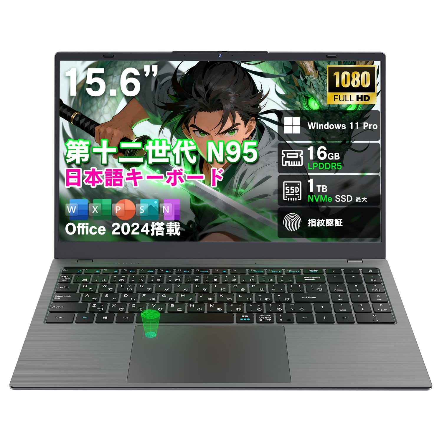 Amazon.co.jp: Wingame ノートパソコン 15.6インチ【MS Office 2024