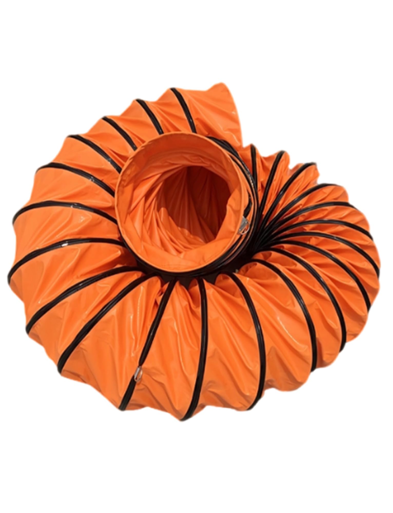 Tubo Flessibile in PVC, Ignifugo, per Condotti di Ventilazione, con Corda Regolabile E Anello A D, Facile da Riporre (200 Mm X 3 Metri)