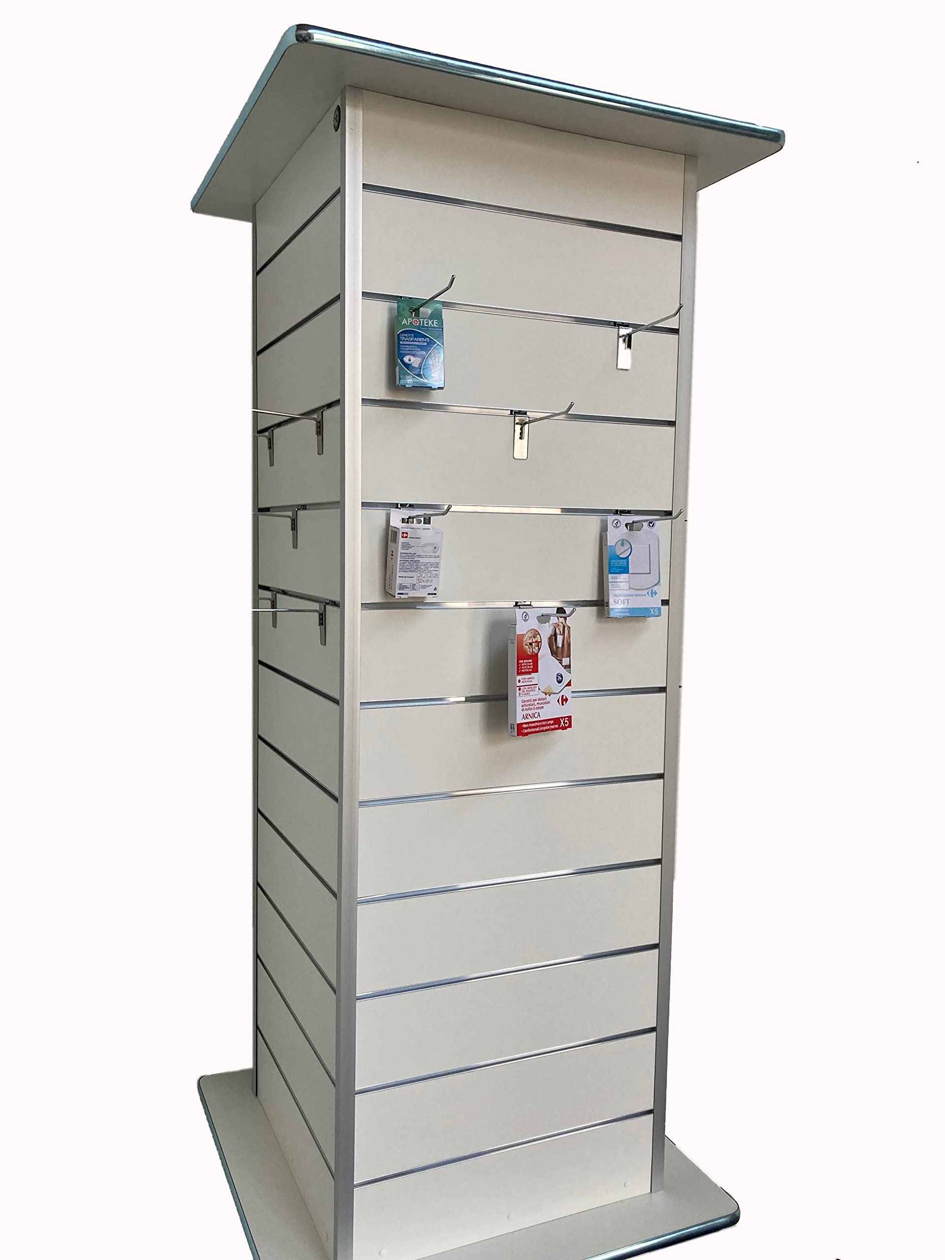 Espositore per negozio di cm. 75x75xh180 - €.800+iva