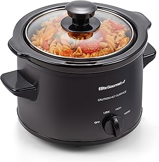 Elite Electric Slow Cooker, Adjustable Temperature