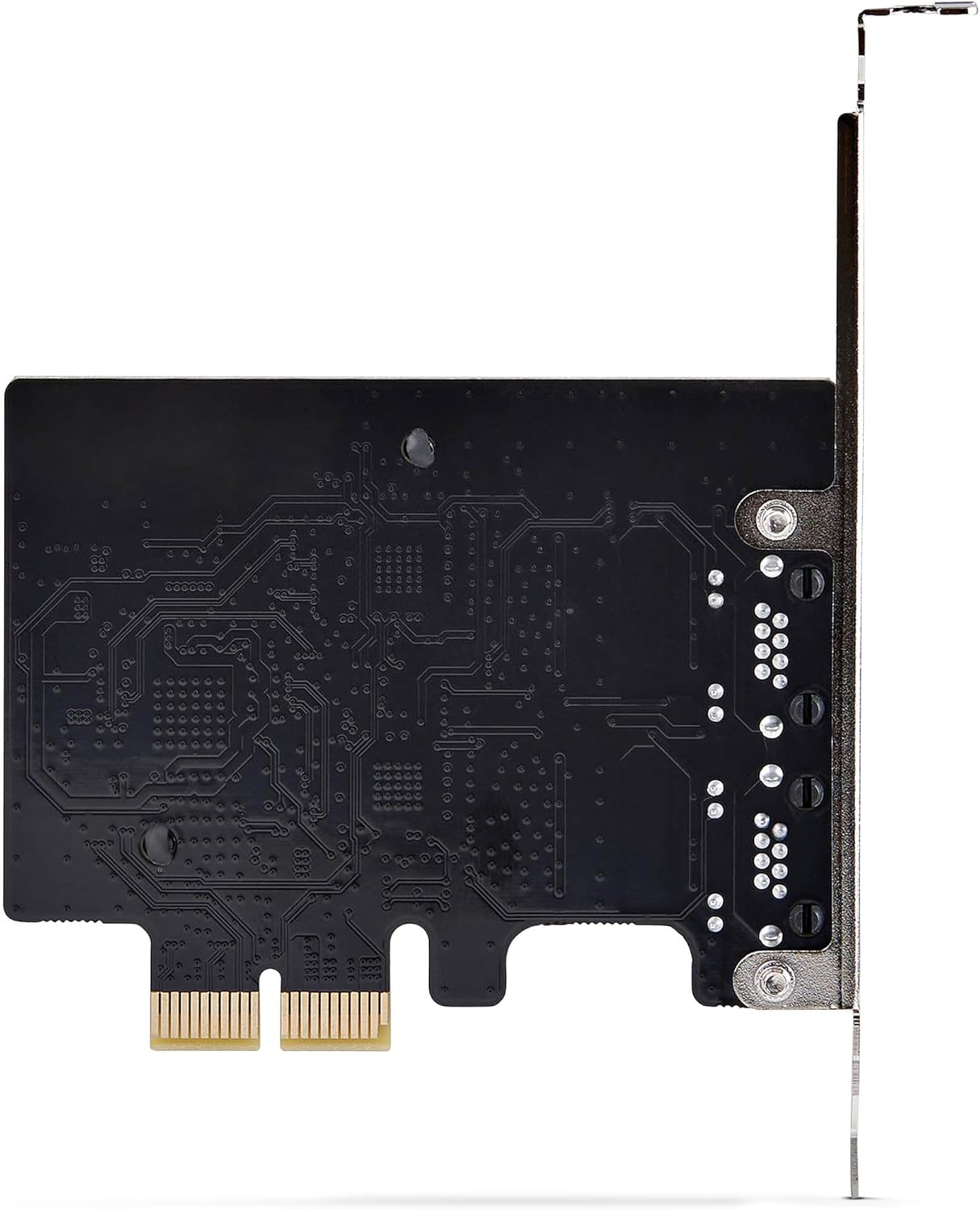 StarTech.com 2-Port 5G Gigabit PCIe Network Adapter Card, PCI Express LAN Card, Realtek RTL8126, Windows and Linux, TAA