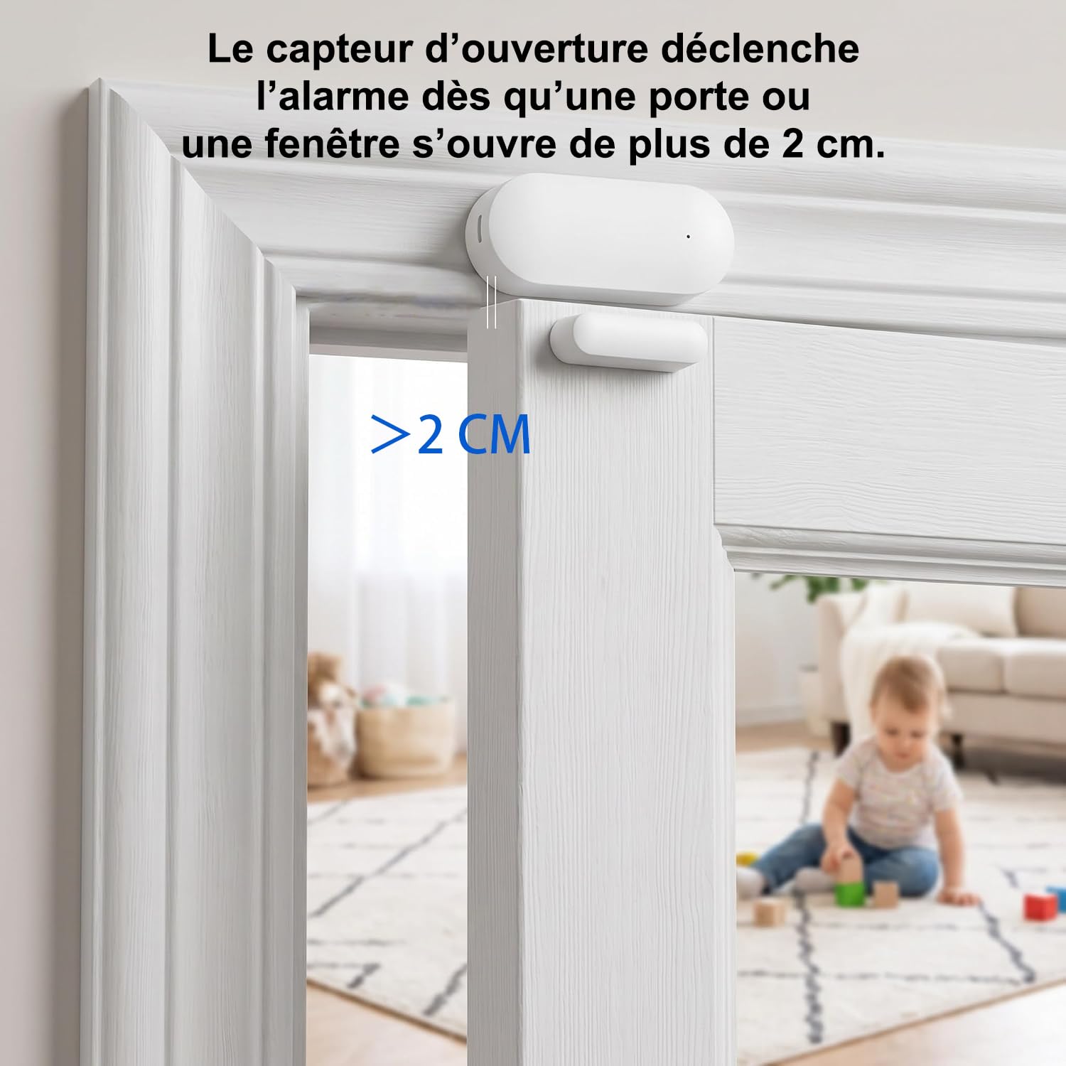 XUK Kit Alarme Maison sans Fil 4G GSM WiFi, sans Abonnement Mensuel | Alarme Maison Connectée avec App, Centrale d’Alarme Anti Intrusion avec Batterie de Secours 1000mAh, Notifications Appel SMS