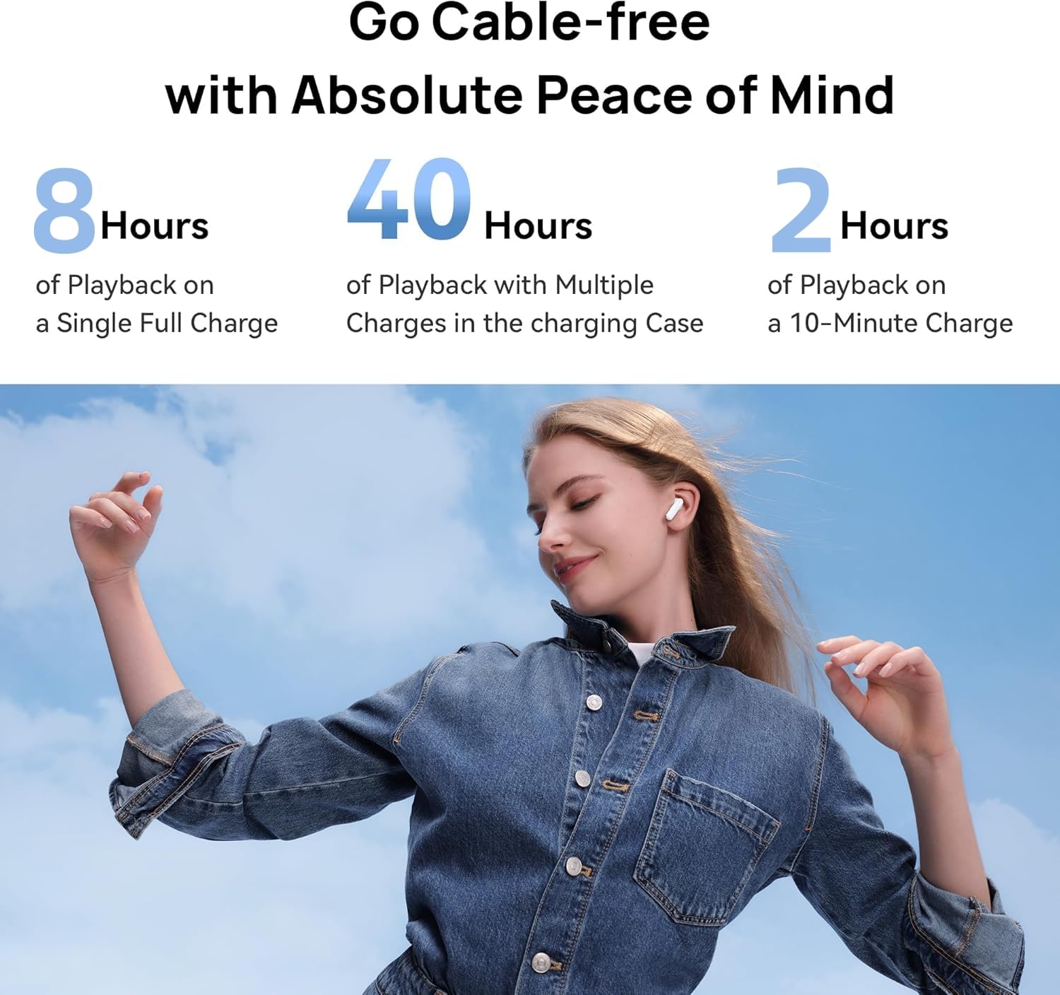 Auriculares inalámbricos, auriculares Bluetooth, cápsulas Air Buds con cancelación de ruido, 4 auriculares 3D, auriculares intrauditivos con graves profundos, auriculares deportivos, funda de carga