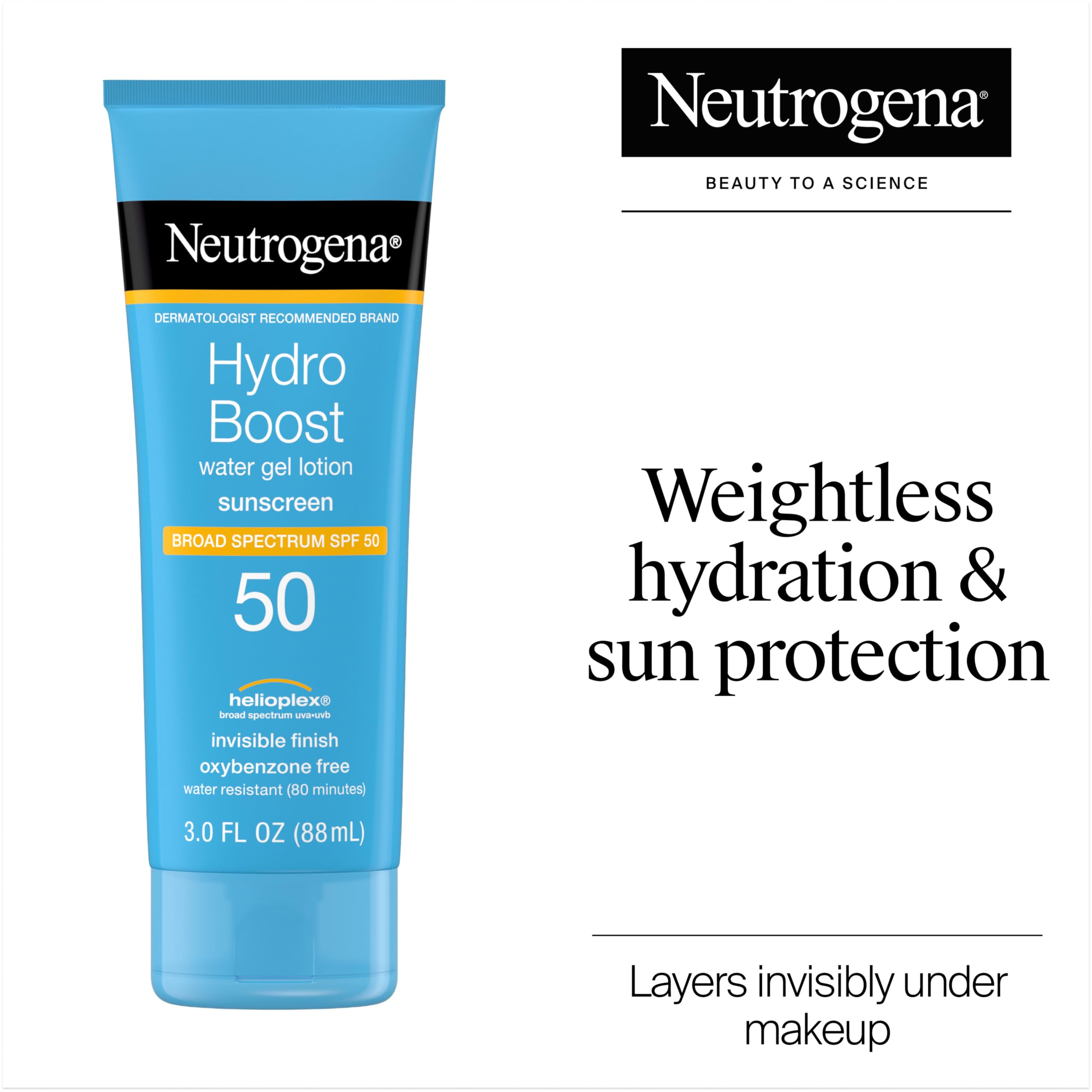 Neutrogena Hydro Boost Water Gel SPF 50 Sunscreen