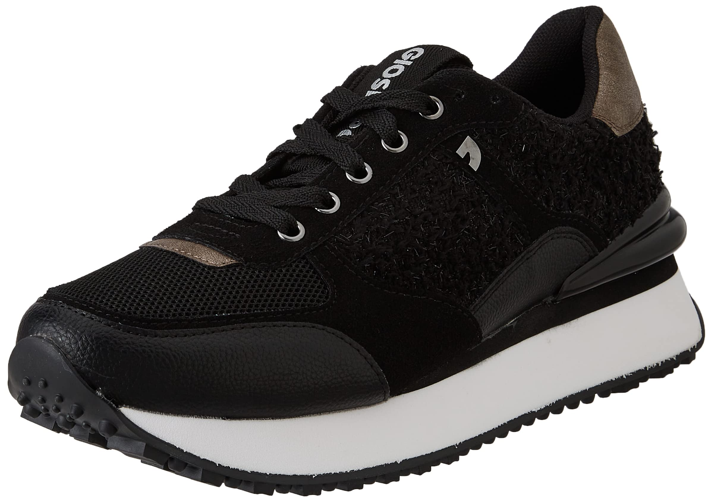GIOSEPPO Womens Binsfeld Sneaker, Black White, 5.5 UK