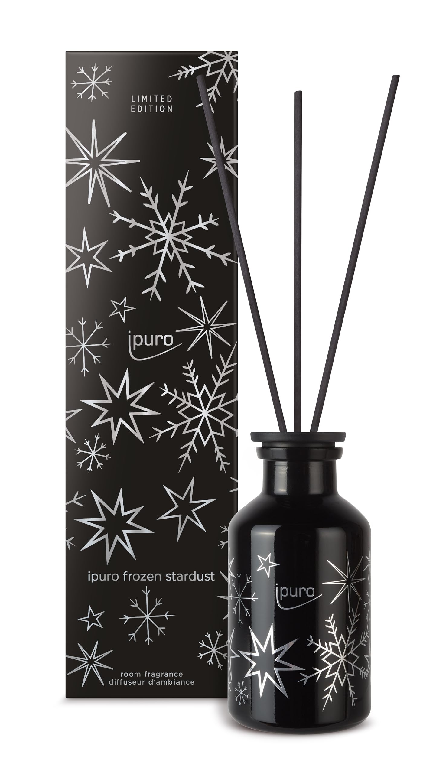 Ipuro Raumduft Frozen Stardust – Fichte, Eukalyptus & Sandelholz Duft, 240ml