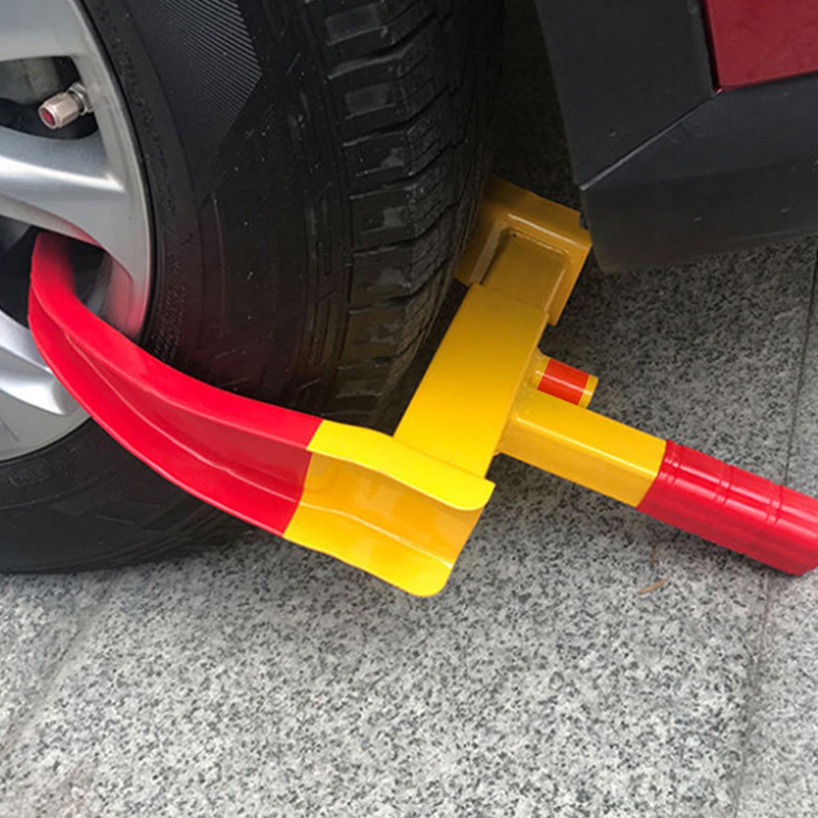 2 Stück Radkralle Parkkralle mit Sicherheitsschloss mit 2 Schlüsseln für Autos, Reifenkralle Radschloss Diebstahlsicherung, Reifenbreite 17-26 cm, für PKW Wohnwagen Motorrad Anhänger