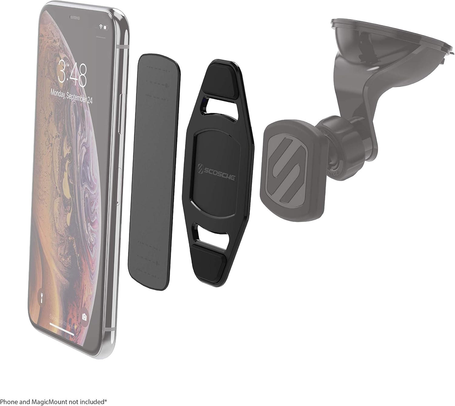 Scosche MDMAK-XCES0 MagicMount Replacement Plates for Mobile Devices - Black : Everything Else