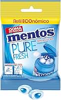 Refil de Gomas de Mascar, Mentos, Pure Fresh Mint, Sem Açúcar, Sabor de Menta - 56g | 28 Unidades