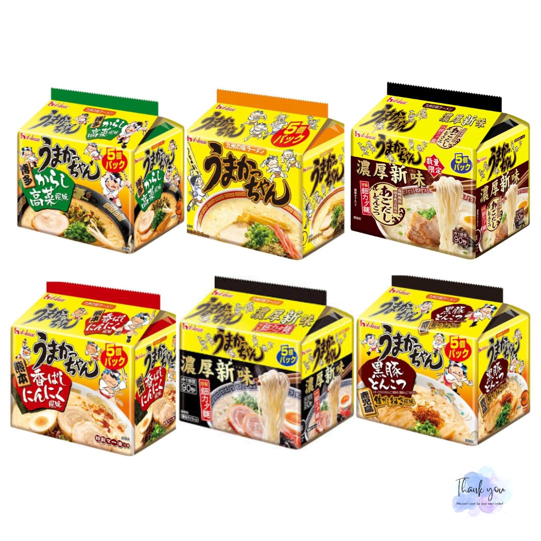 Amazon.co.jp: 【九州限定】 ハウス食品 うまかっちゃん 6種類の味の中