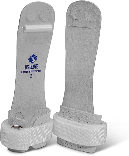 US Glove Agarres de gimnasia desiguales para mujer con gancho y bucle  Agarres de dominadas guantes de gimnasia agarres de levantamiento para