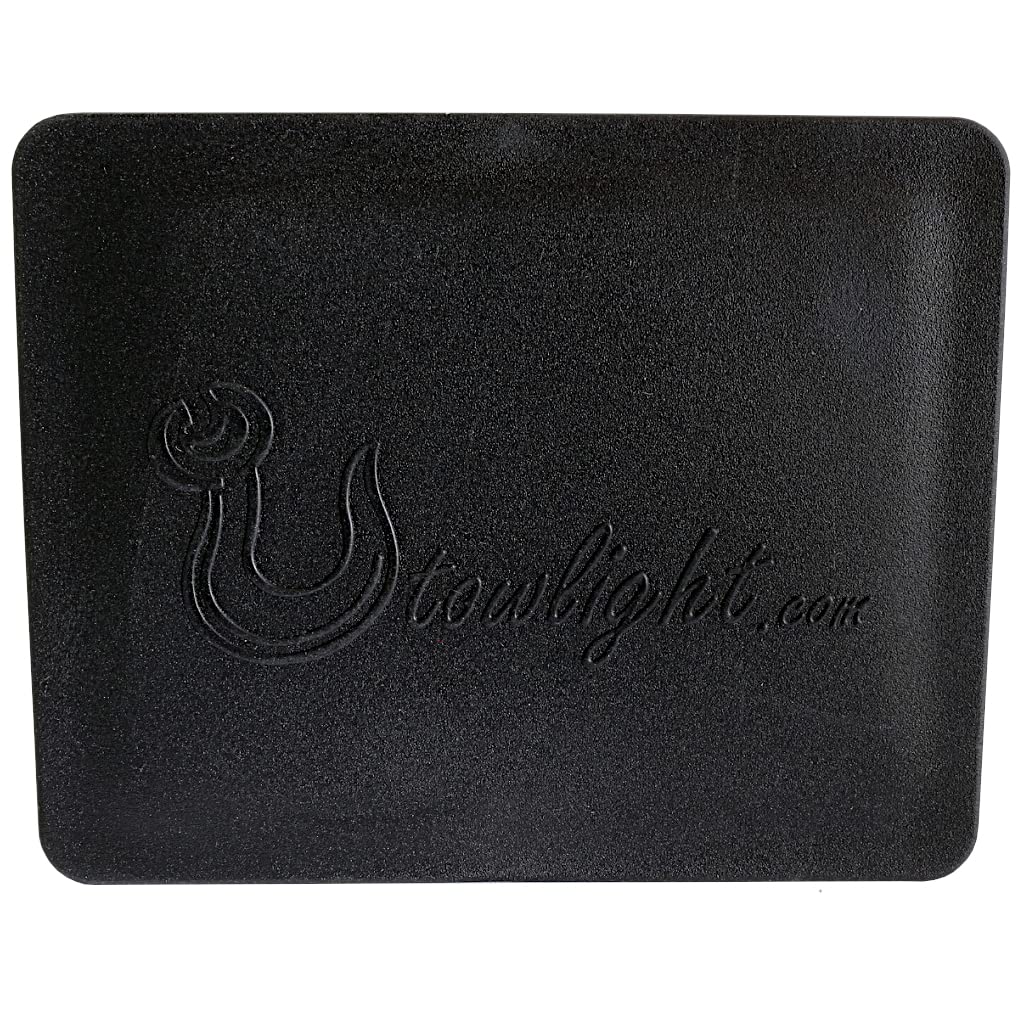 TIBU Zatyczki lamelowe prostokątne zaślepki do rur, zaślepki do rur, osłona, prostokątne, 50 sztuk, rury prostokątne, 100 x 80 x 2 mm