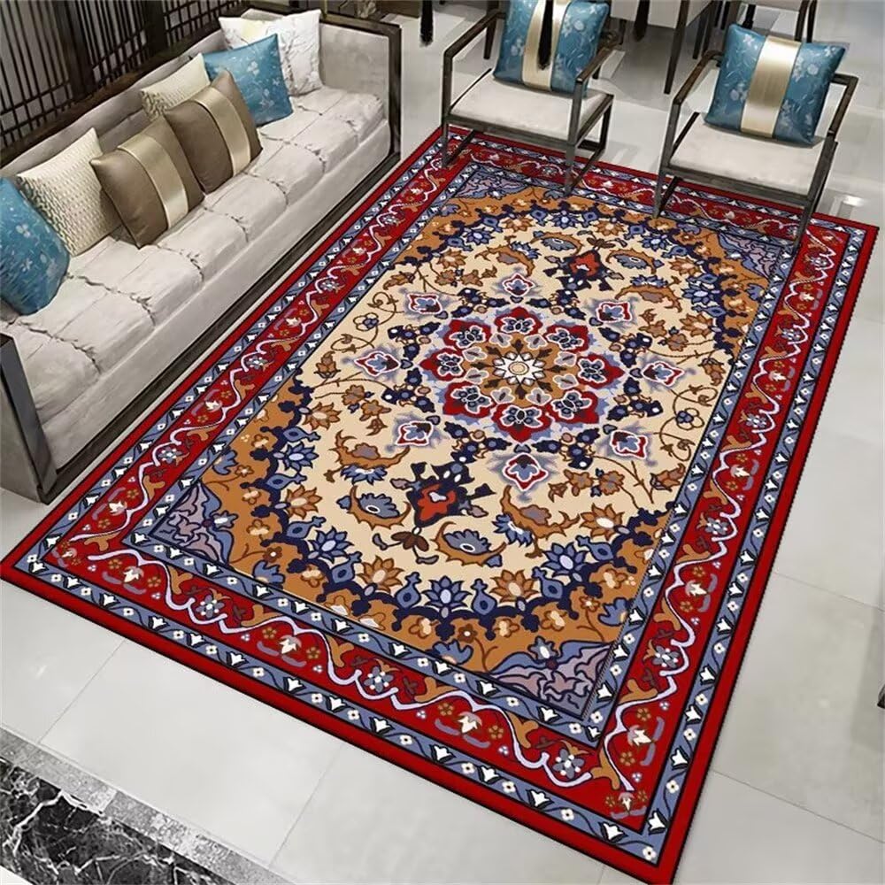 Tapis de salon vintage floral pour sublimer votre couloir
