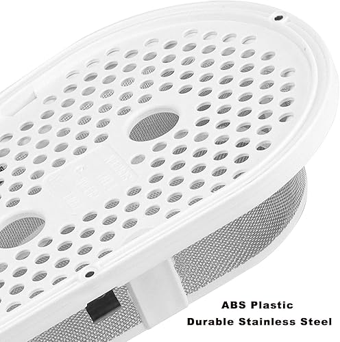 Miniatura 5 de W10828351 Filtro de pelusa para secadora y reemplazo de pantalla para lavadora apilable Ken-more Whirl-pool, pantalla y cubierta de filtro de pelusa