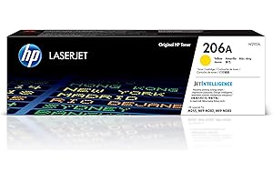 HP 206A Yellow Toner Cartridge for Crisp, Professional Prints