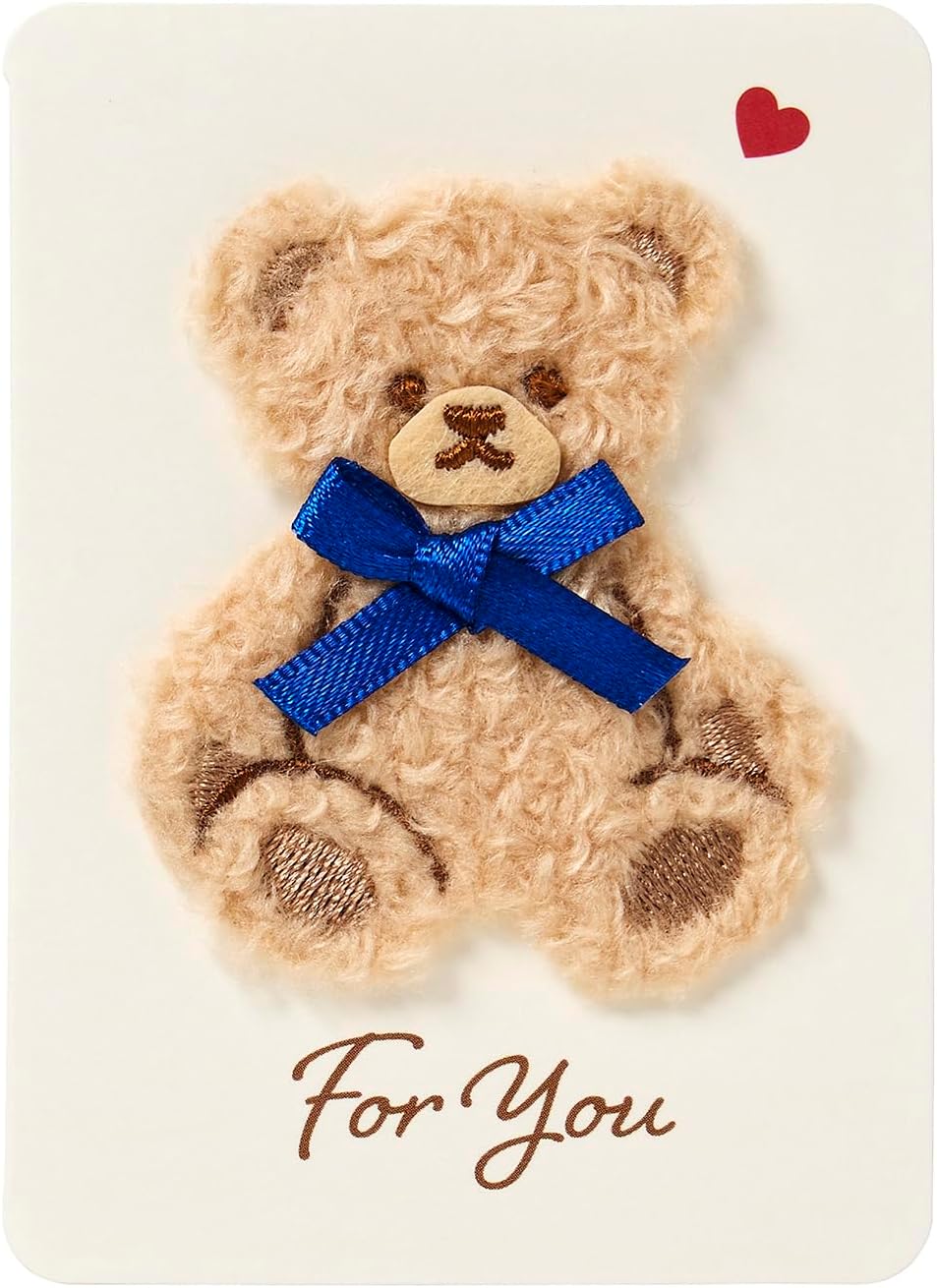 Sanrio MU348-6 Message Card, Multi-purpose, Mini Card, Fluffy Teddy Bear, Mini Tamokuku MU348-6 411213 image 2