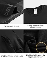Vista 5 de LAPASA Men's Thermal Underwear Set Soft Fleece Lined Long Johns LightMidHeavy Weight Base Layer Top & Bottom M11M24M57