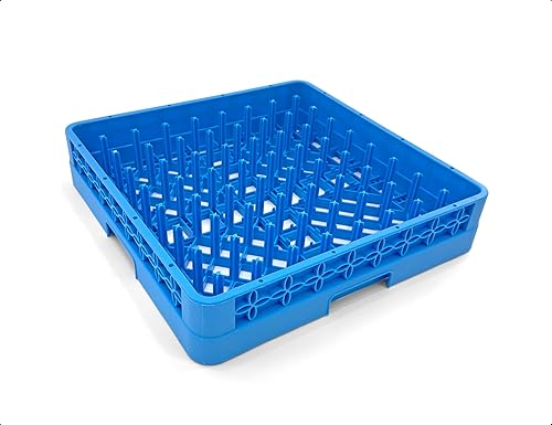 Miniatura 6 de Estante para platos de clavijas para lavavajillas comerciales | Estante de bandeja de tamaño completo | Polipropileno | Gris