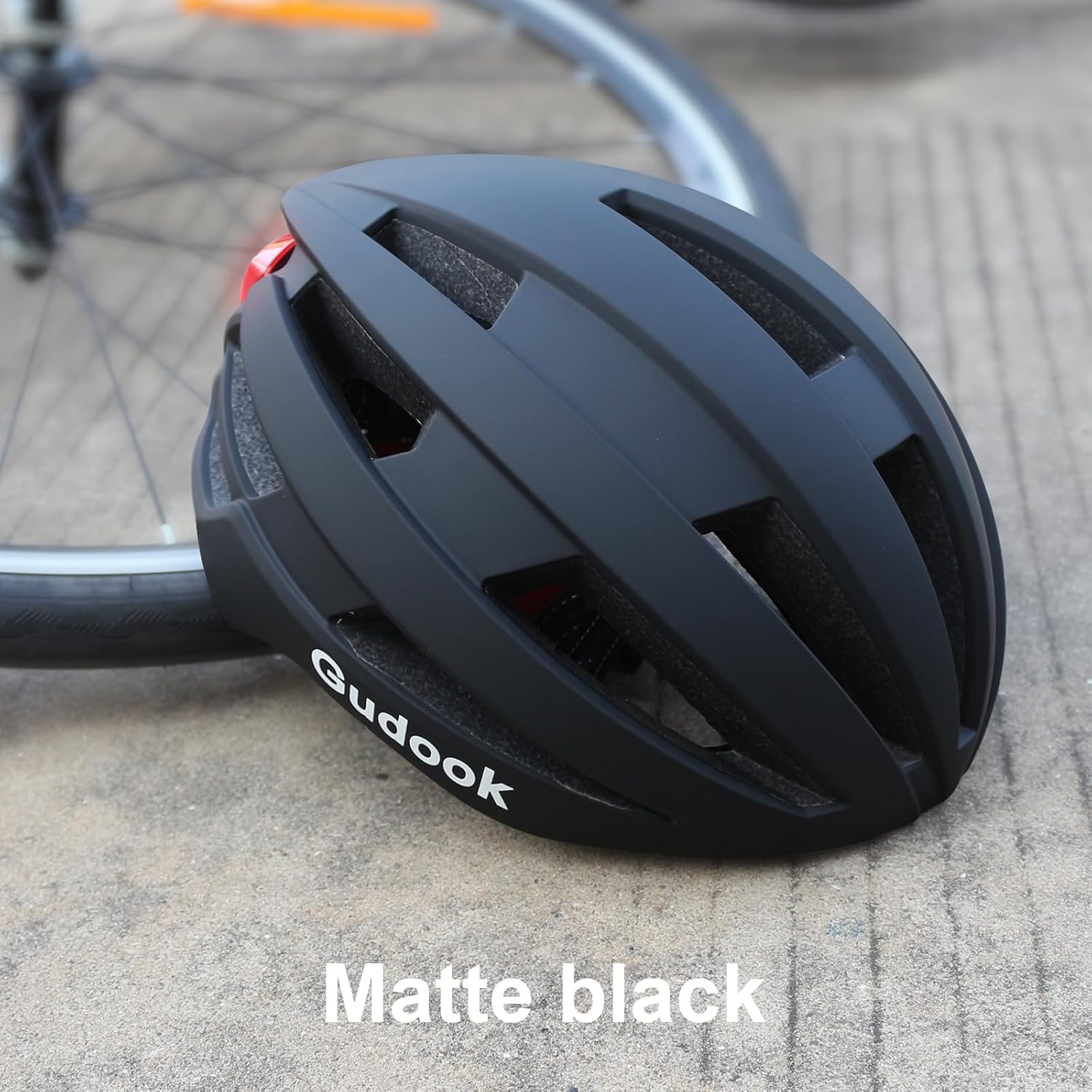 Bike Helmet with Light - Bicycle Helmets for Men - Women Adult with LED Rear Lights Adjustable Cycling Helmet for Urban Commuter Mountain Road Biker