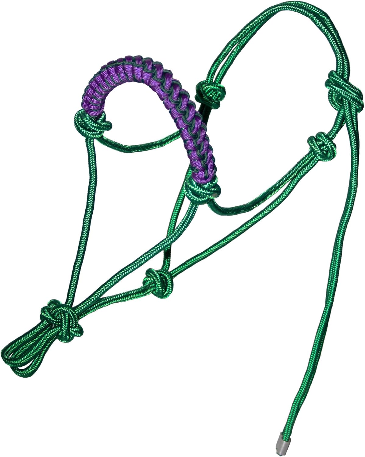 Rope Halters for Horses,Durable Design, Multiple, Beautiful Hand Braided,Horsehead Rope Halter