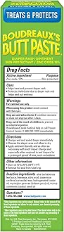 Boudreaux's Butt Paste Diaper Rash Ointment Variety Pack (1-4 oz Maximum Strength, 1-4 oz Natural Aloe)