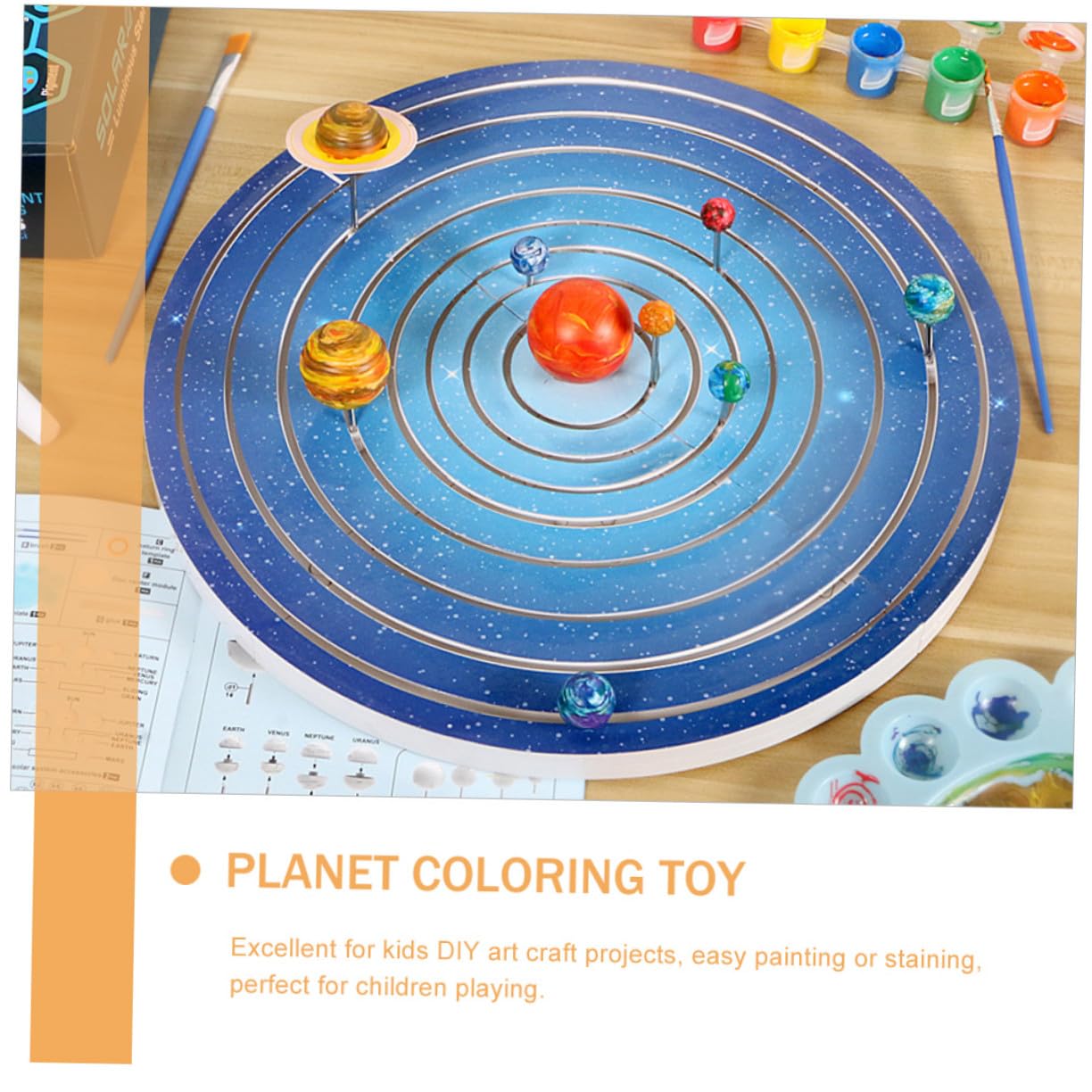 Juguete de Modelo de Planetas DIY para Niños, 1 Set