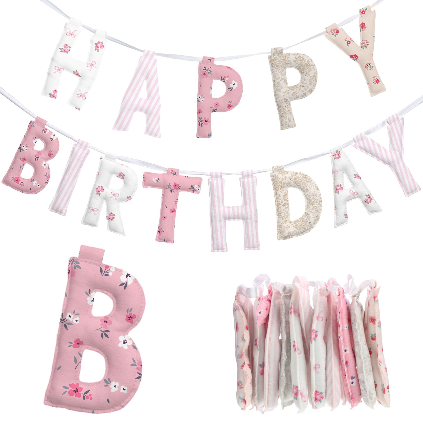 Photo 1 of Suncalla Floral Happy Birthday Banner
