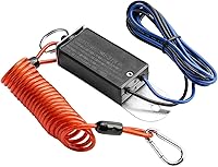 Vista 1 de Interruptor de ruptura de remolque, cable en espiral de 6 pies con freno eléctrico o remolque de remolque RV