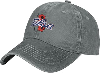 University of Tulsa Classic Cowboy Hat Adjustable Baseball Cap Unisex Casual Sports Hat