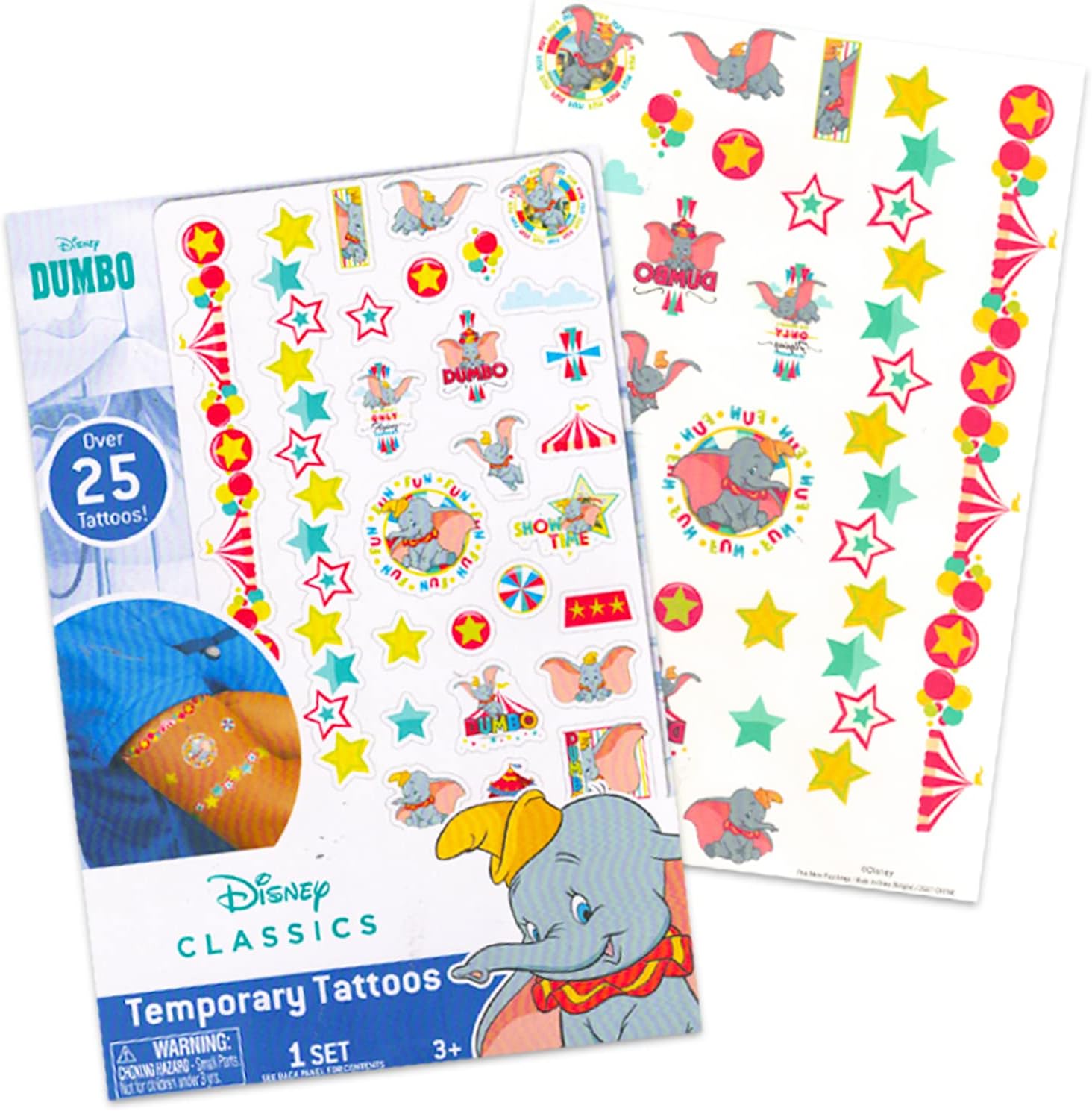 Disney Dumbo Backpack & Lunch Box Set Kids - Bundle with 16" Dumbo Backpack, Dumbo Lunch Box, Water Bottle, Tattoos, More | Disney Dumbo Backpack For Boys, Girls