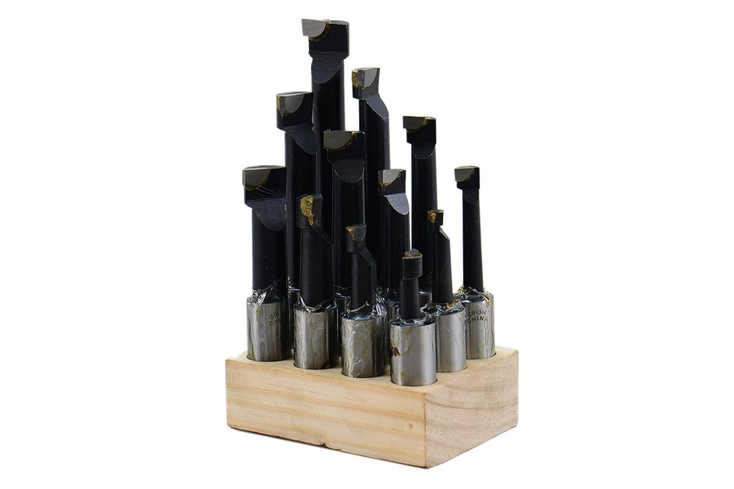 Shars 3/4" C6 Carbide Tipped Boring Bar 12 Pcs Set, 3/4" Shank 404-7146 P