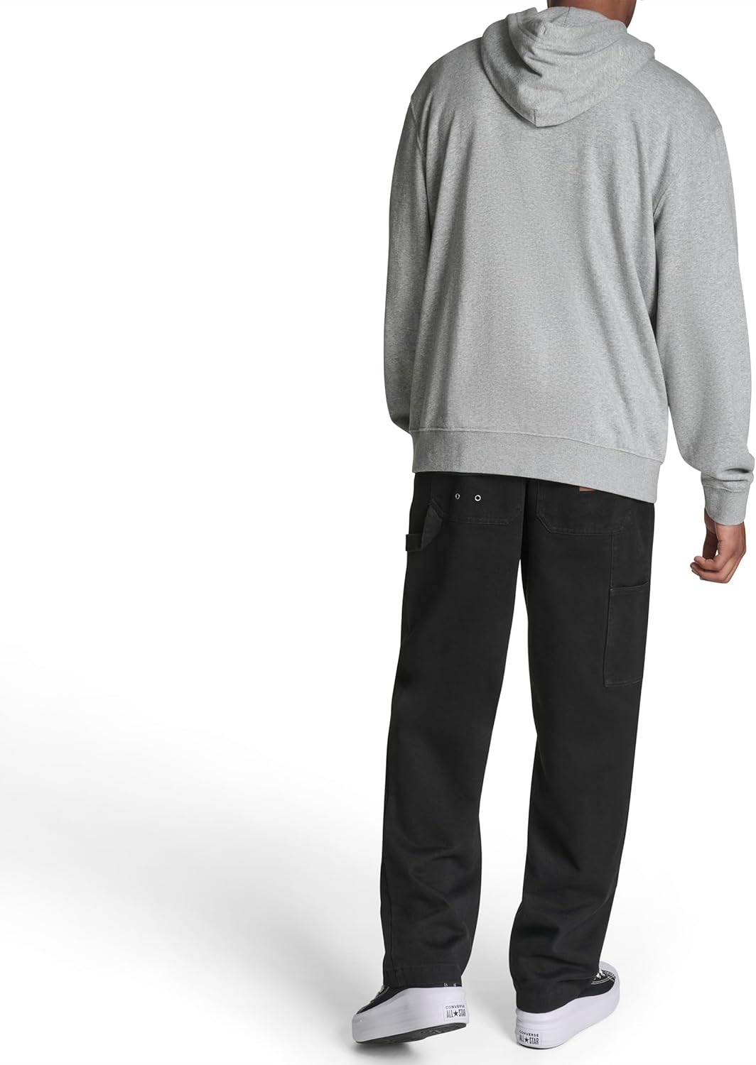 Converse Mens Standard Fit Core Chuck Patch Hoodie - Image 5