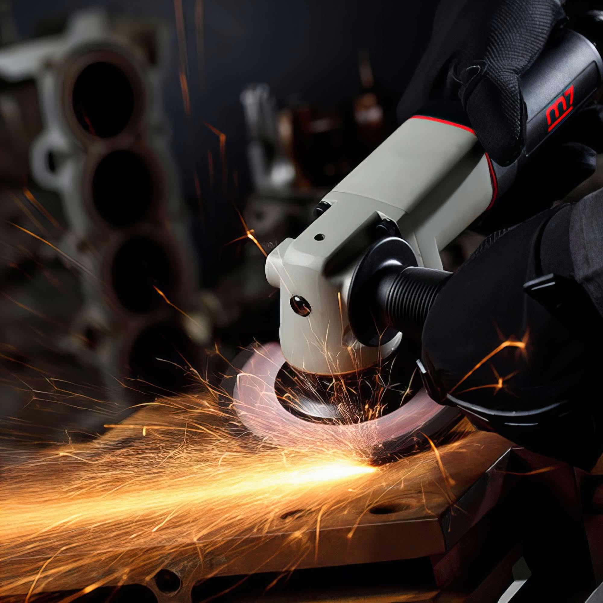 MIGHTY SEVEN QB125 Disqueuses or Composite Angle Grinder - Image 2