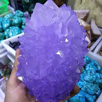 Amazon.co.jp: クリスタルストーン天然アメジストパープルエンジェル