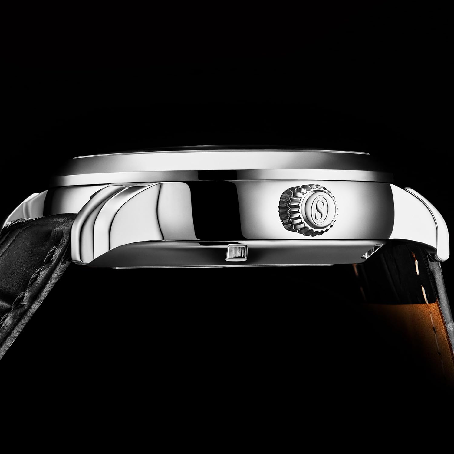 Stuhrling Original Relógio social masculino, movimento automático, mostrador esqueleto, duas vezes, caixa de aço inoxidável de 44 mm em promoção! Veja a oferta e mais achadinhos de Relógios de pulso 8 Hoje é o melhor dia para comprar Stuhrling Original Relógio social masculino, movimento automático, mostrador esqueleto, duas vezes, caixa de aço inoxidável de 44 mm com aquele preço maroto! Promoção! Aproveite a oferta! 8