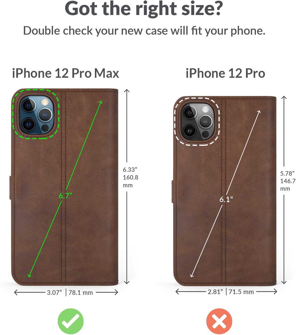 Black Friday - 60% OFF Snakehive Vintage Wallet for Apple iPhone 12 Pro Max || Real Leather Wallet Phone Case || Genuine Leather with Viewing Stand & 3 Card Holder || Flip Folio Cover with Card Slot (Brown)