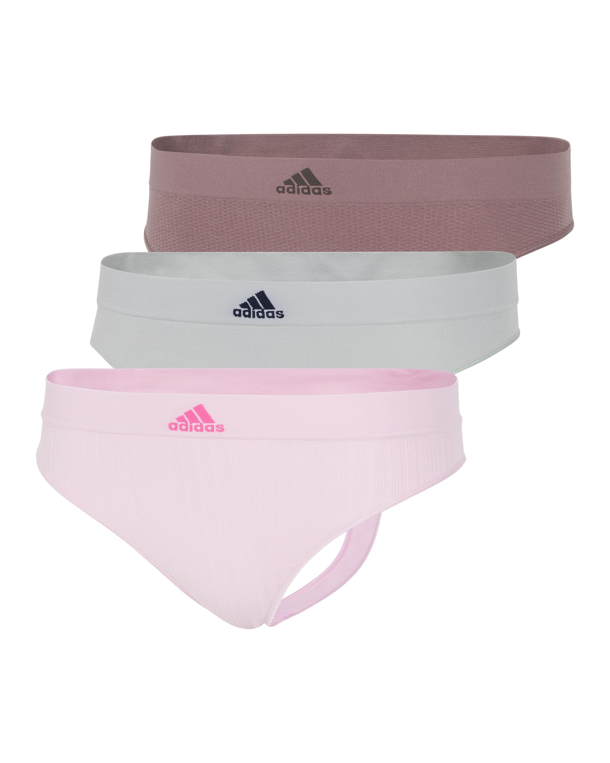 Adidas Seamless Thong Underwear Multipack Slip a Tanga Donna