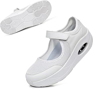 Git-up Women's Diabetic Walking Shoes Wide Toe Box Nursing Shoes