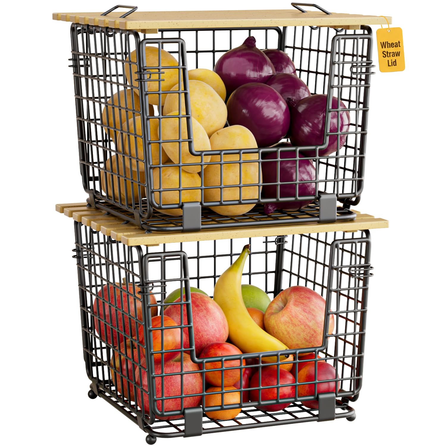 Photo 1 of GGIU 2 Pack Stackable Potato Onion Bins