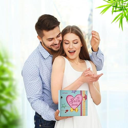 Miniatura 6 de 9 bombas de baño para niños y niñas, juego de bombas de baño de burbujas con juguetes de joyería, regalo de sirena orgánica, juego de regalo de