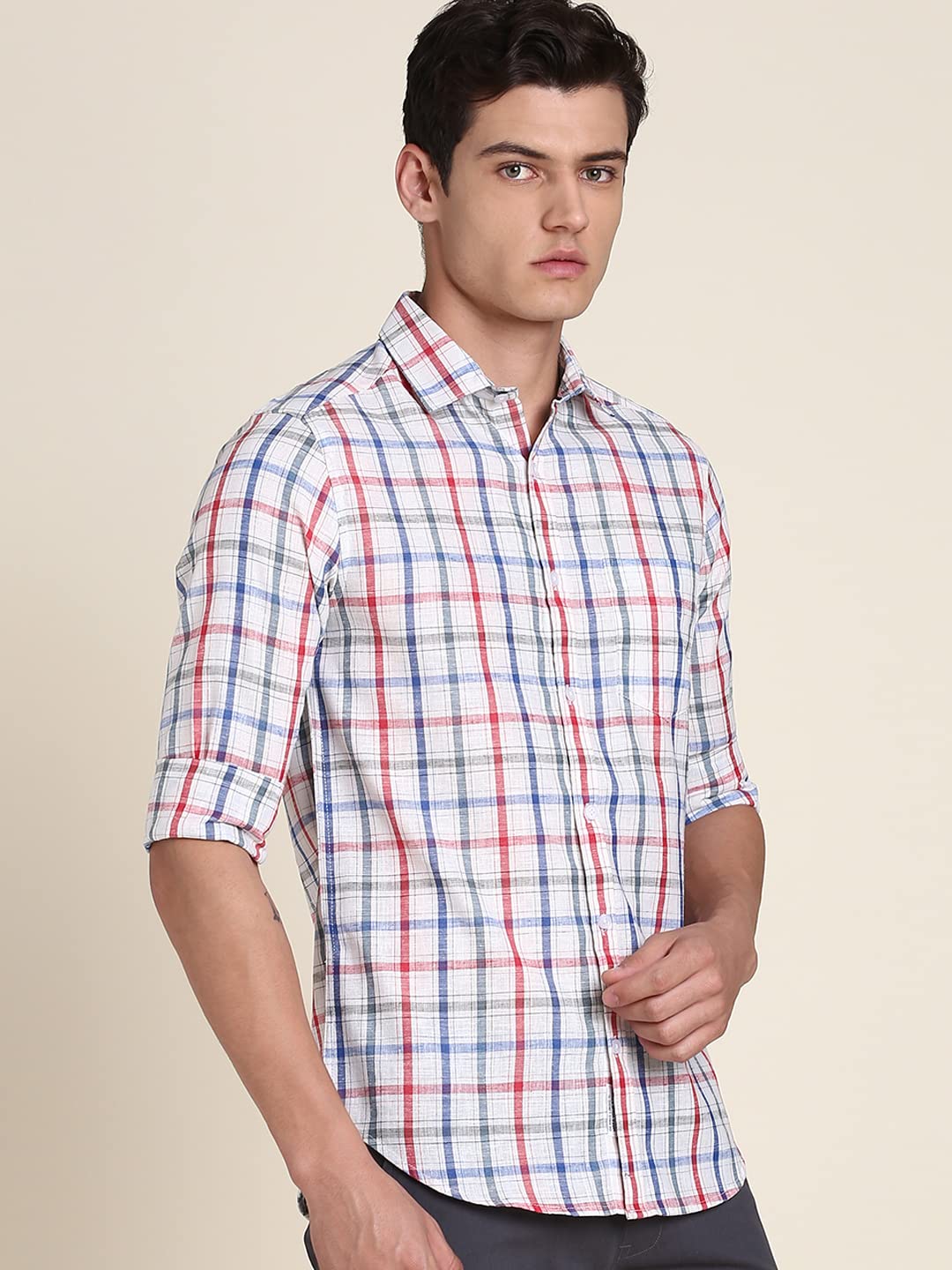 Dennis Lingo Camicia Casual Bianco Uomo