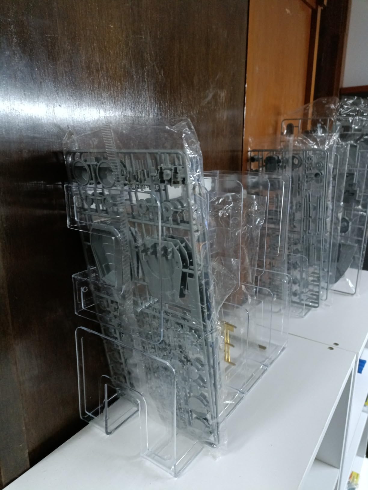 SAYEEC Acrylic File Sorter, Clear File Holder Acrylic Desk Organizer ...